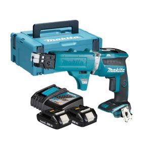 Makita DFS452AJX2 Avvitatore per cartongesso Kit Makpac