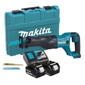 Makita DJR186RTE Seghetto dritto 18V Completo